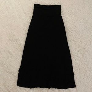 Maxi Skirt Black Size Medium